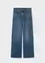 Jeans Elodi Tejano Oscuro Talla 44 Mujer Mango