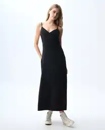 Vestido Mujer Negro Talla S 671G001_NEG190303 Americanino
