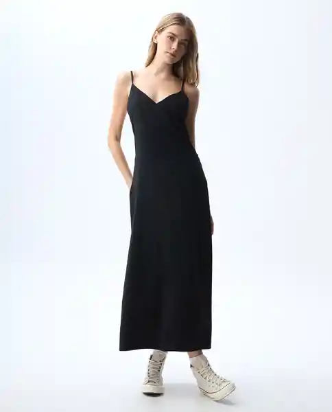 Vestido Mujer Negro Talla S 671G001_NEG190303 Americanino