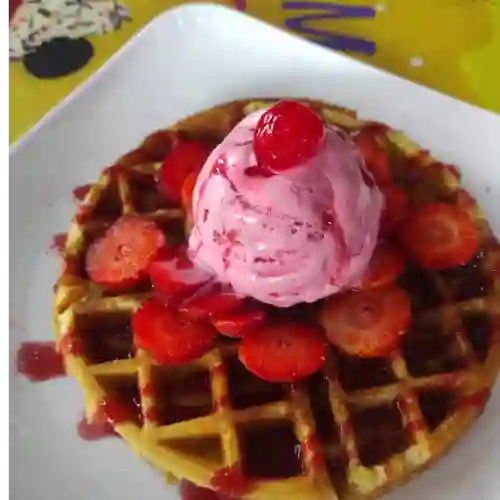 Waffle Frutos Rojos