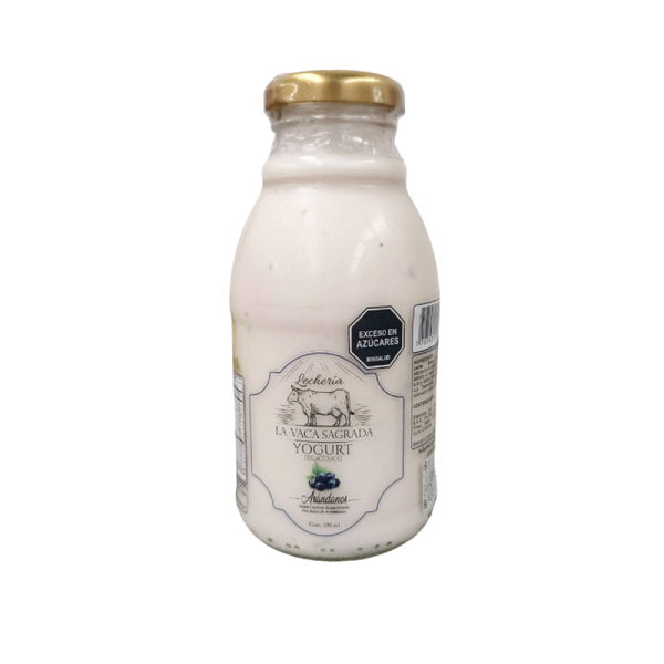 La Vaca Sagrada Yogurt Arándanos Deslactosado 280 ml