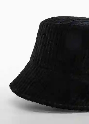 Gorro Coudu Negro Talla 99 Mujer Mango