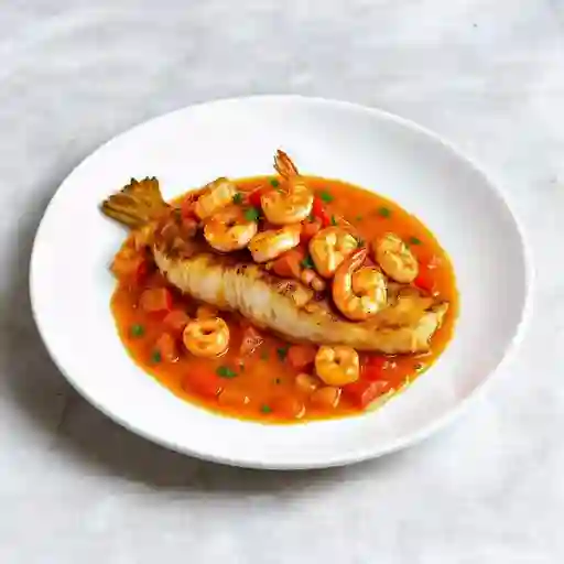 Filete en Salsa de Camarones