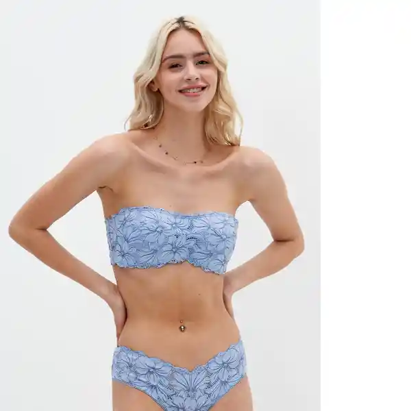 Bralette Azul Talla: Medium American Eagle