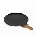 Plato Pizza en Porcelana Negro 32 cm Ambiente Gourmet