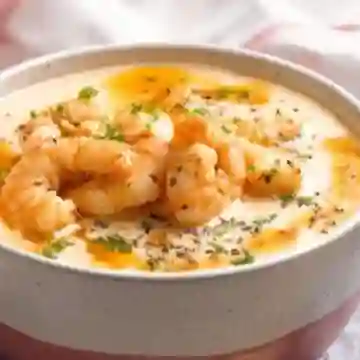 Combo crema de camarones + coca cola zer