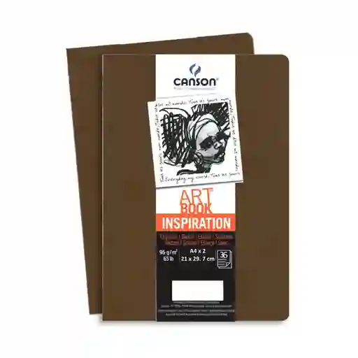 Canson Cuaderno Inspiration Cosido A4 Marrón