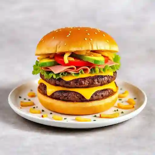 Hamburguesa triple carne