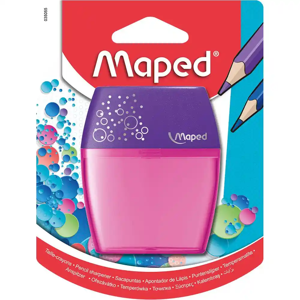 Maped Sacapuntas Shaker con Doble Depósito 