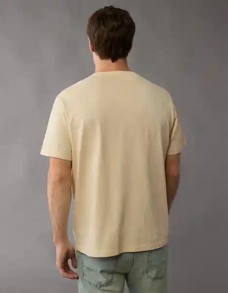 Camiseta Hombre Beige Talla: X-SMALL 4230717 American Eagle