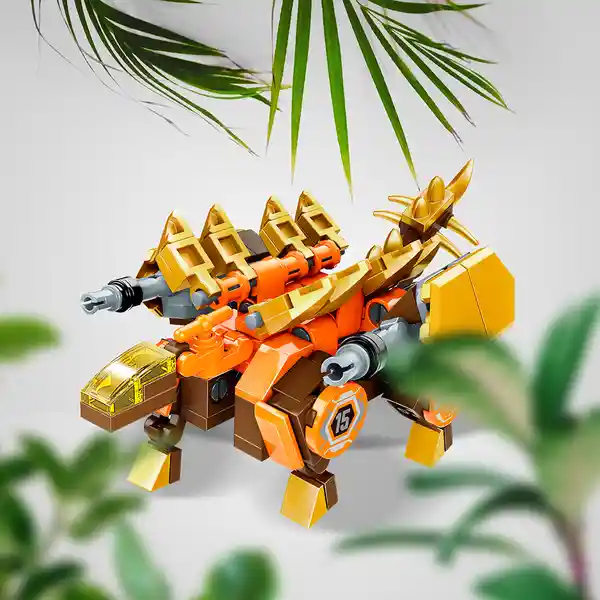 Set de Construcción Bestia Transformación Stegosaurus Miniso