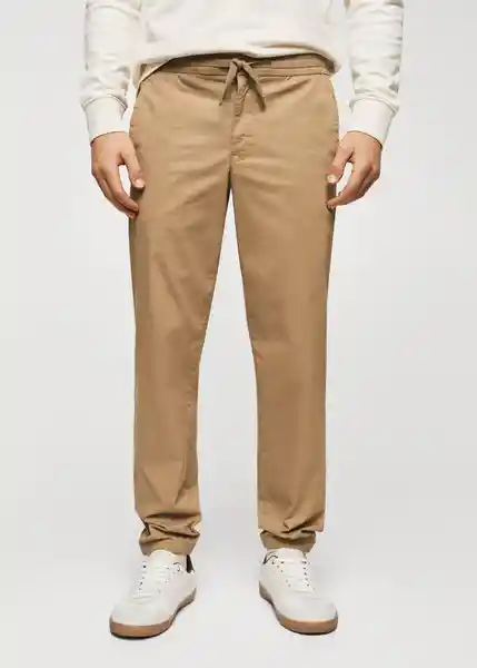 Pantalón Wallace Tabaco Talla 44 Hombre Mango