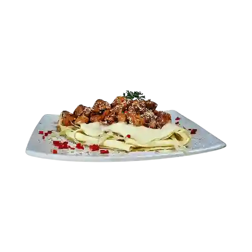 Crepes de Pollo Teriyaki