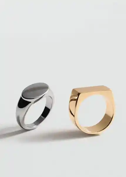 Anillo Jara Oro Talla L Mujer Mango