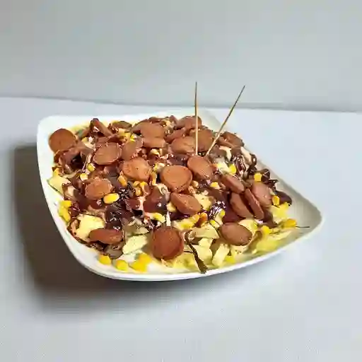 Salchipapa Mixta Pequeña