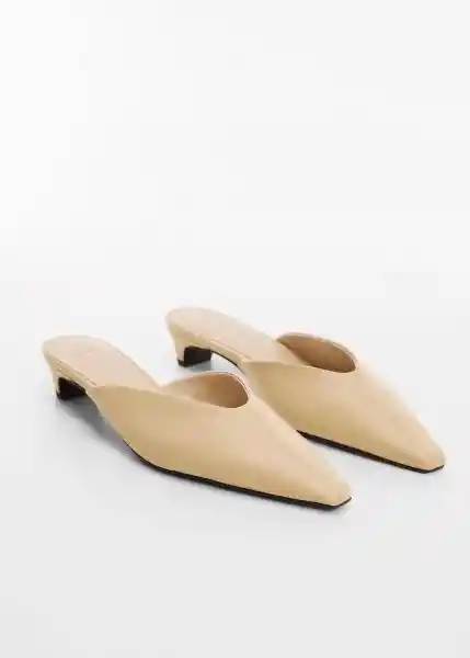 Zapatos Paris Beige Talla 37 Mujer Mango