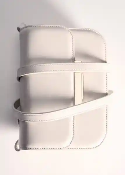 Bolso P Amber Off White Talla 99 Mujer Mango