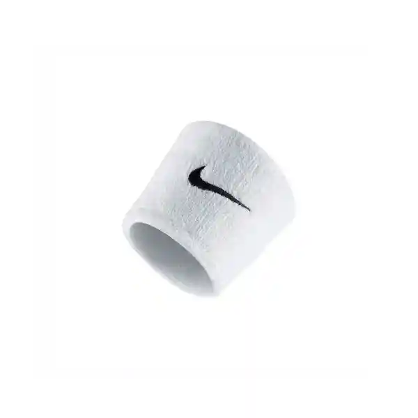 Nike Muñequeras Swoosh Wristband Para Hombre Blanco Talla MISC