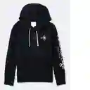 Buzo Negro Talla: SMALL American Eagle