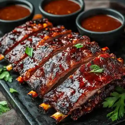 Costillas bbq o doradas