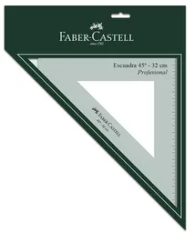 Escuadra 45 Grados 32 cm 45-32V Faber-Castell