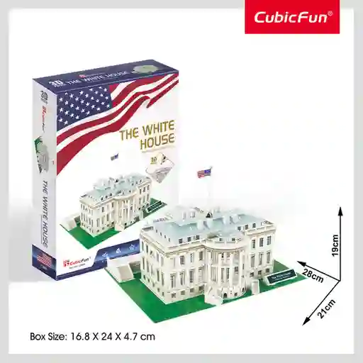 Cubic Fun Rompecabezas la Casa Blanca 3D