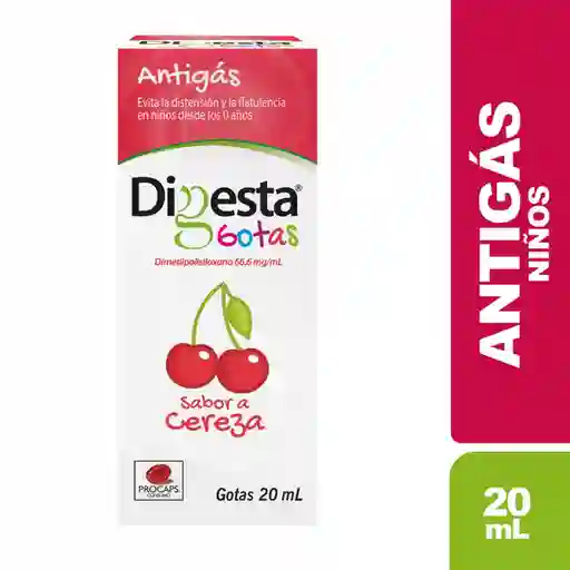 Digesta Gotas con Sabor a Cereza (66.6 mg)
