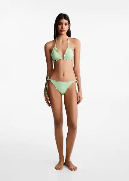 Bikini Glitter Verde Talla 19 Niñas Mango