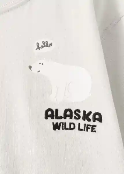 Camiseta Alaska Hielo Talla 66 Niños Mango