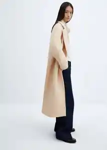 Abrigo Love Crudo Talla L Mujer Mango