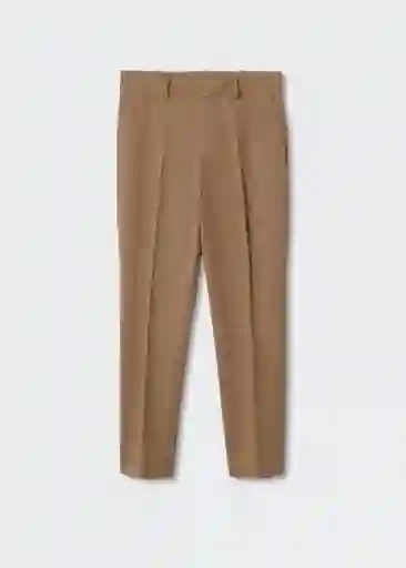 Pantalón Boreal Camel Talla 46 Mujer Mango