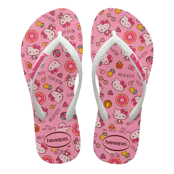 Sandalias Kids Hello Kitty Rosa Macaron T. 26 4145748 Havaianas