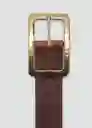 Cinturón Julieta Marron Talla S Mujer Mango