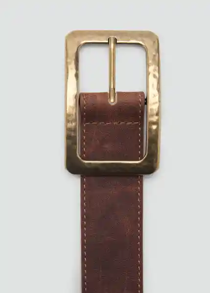 Cinturón Julieta Marron Talla S Mujer Mango