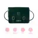 Bolso Estilo Preppy Serie Harry Potter Slytherin Miniso