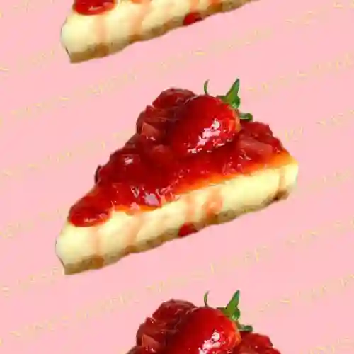 Porción de Cheesecake de Fresa