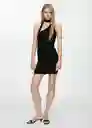 Vestido Blink Negro Talla XS Mujer Mango