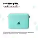 Miniso Organizador de Plástico Para Medicina de Dos Capas Azul