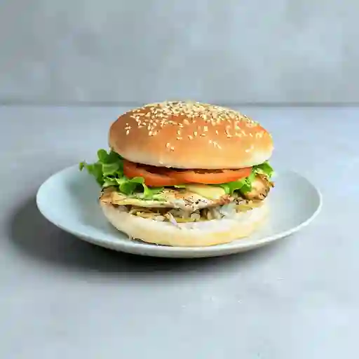 Hamburguesa Sencilla Pollo Callegera Clásica