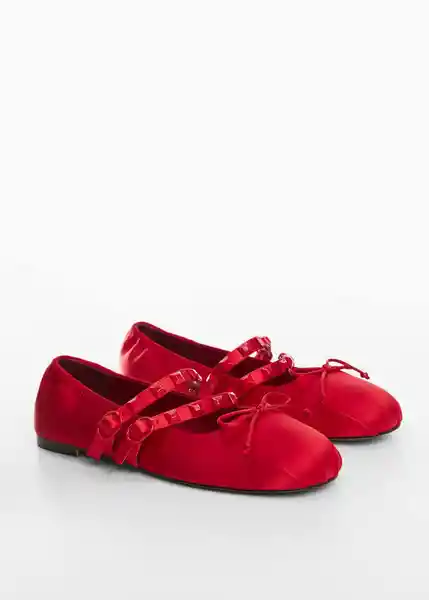 Zapatos Arne Mujer Rojo Talla 36 Mango