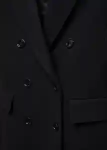 Abrigo Dali Negro Talla S Mujer Mango