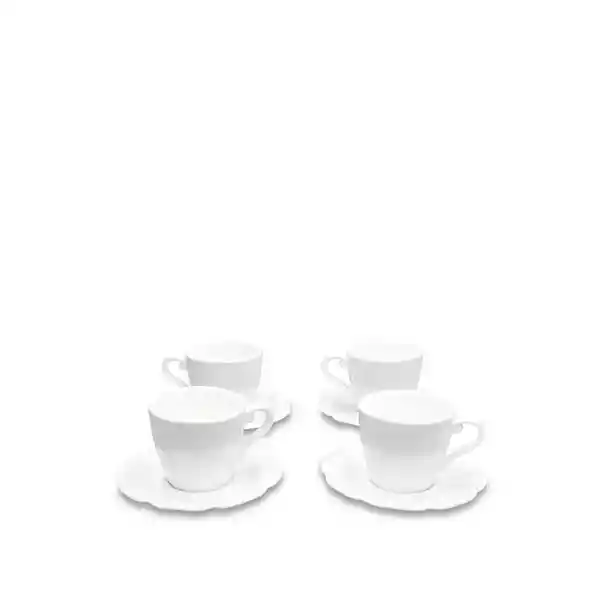 Set Pocillo y Plato Dina 90 mL Ambiente Gourmet