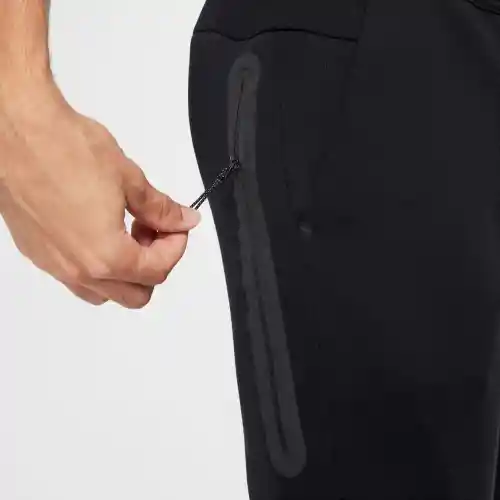Nike Pantalón Tch Flc Lifestyle de Hombre Negro Talla L