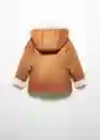 Abrigo Carlo Camel Talla 70 Niños Mango