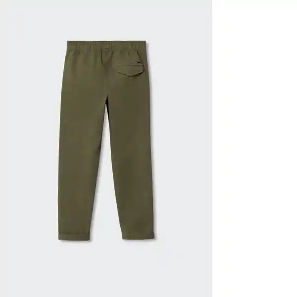 Pantalón Franky Khaki Talla 09 Niños Mango