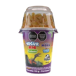 Yogur Kid Sabor a Mora Con Cereal Azucarado Colanta x 132 g