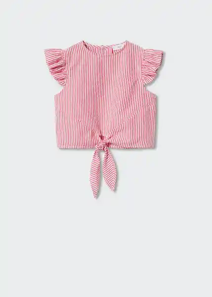 Blusa Amber-H Rojo Talla 14 Niñas Mango