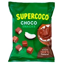 Supercoco Snacks Cuadros de Coco Choco