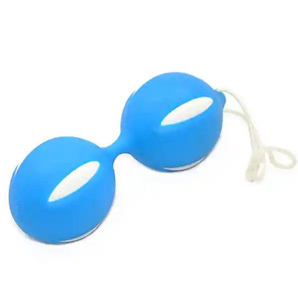 Bolas Vaginales Smart Balls Kegel Vibración Por Movimiento Azul