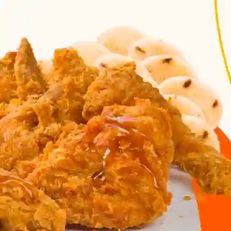 1/2 Pollo Apanado Crocante